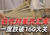 日元对美元汇率一度升破150日元兑换1美元