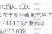 NATIONAL ELEC H发布年度业绩 股东应占溢利4113.33万港元同比减少15.83%