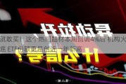 敢跌就敢买！这个热门题材本周回调4%后 机构火速进场抄底 ETF份额更是创近一年新高