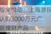 指尖悦动：上海游民认购3000万元广银理财产品