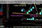 指数跌1个点个股跌惨了的现象如何分析？