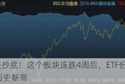 机构疯狂抄底！这个板块连跌4周后，ETF份额逼近700亿创历史新高