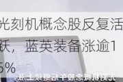 光刻机概念股反复活跃，蓝英装备涨逾15%