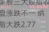 美股三大股指收盘涨跌不一 纳指大跌2.77%