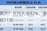 又一产品价格飙升！月内大涨42%，最牛概念股前瞻业绩有望暴增超11倍