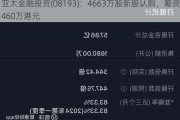 亚太金融投资(08193)：4663万股新股认购，筹资460万港元