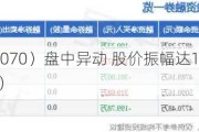 纵横股份（688070）盘中异动 股价振幅达10.41%  上涨8.29%（08-02）