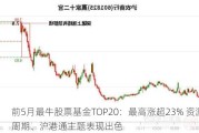 前5月最牛股票基金TOP20：最高涨超23% ***、周期、沪港通主题表现出色