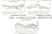 沥青：6 月排产 213 万吨，盘面延续下跌