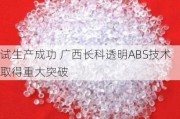 试生产成功 广西长科透明ABS技术取得重大突破