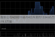 太古股份公司A(00019)6月4日斥资约1334.65万港元回购19.3万股