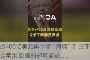 恐掀400亿美元再平衡“海啸”？巴菲特砍仓苹果 倒霉的却可能是……