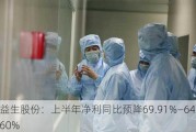 益生股份：上半年净利同比预降69.91%―64.60%