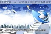 多种成果世界一流！我国量子科技取得多项重大创新