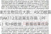 康方生物回应大跌：ASCO披露的AK112无进展生存期（PFS）和HR数据，数据结果优异