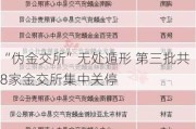 “伪金交所”无处遁形 第三批共8家金交所集中关停