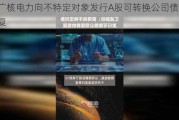 中广核电力向不特定对象发行A股可转换公司债券获批复