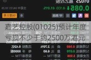 嘉艺控股(01025)预计年度亏损不少于约2500万港元