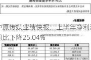 中原传媒业绩快报：上半年净利润同比下降25.04%