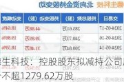 德生科技：控股股东拟减持公司股份不超1279.62万股