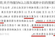 亚玛顿:关于持股5%以上股东减持计划的预披露公告