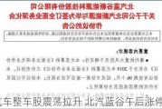 汽车整车股震荡拉升 北汽蓝谷午后涨停