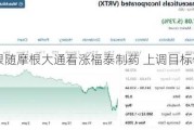 杰富瑞跟随摩根大通看涨福泰制药 上调目标价至550美元