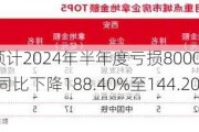 广宇集团：预计2024年半年度亏损8000.00万至4000.00万 净利润同比下降188.40%至144.20%