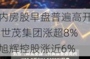 内房股早盘普遍高开 世茂集团涨超8%旭辉控股涨近6%