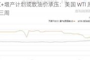 OPEC+增产计划或致油价承压：美国 WTI 原油期货连跌三周