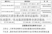 近80亿元资金遭占用 深圳证监局：决定对东旭蓝天、东旭集团采取责令改正措施