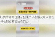 央行要求部分理财子报送产品净值及赎回情况 有农商行收到交易商协会问询