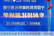 中国医院创新专利转化成效显著：2023年三甲医院转化数量增长28%