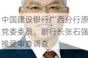 中国建设银行广西分行原党委委员、副行长张石强接受审查调查