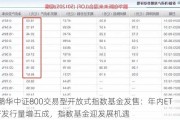 鹏华中证800交易型开放式指数基金发售：年内ETF发行量增五成，指数基金迎发展机遇