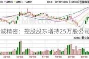 联诚精密：控股股东增持25万股公司股份