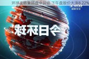 环球战略集团盘中异动 下午盘股价大涨8.22%