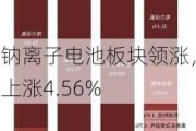 钠离子电池板块领涨，上涨4.56%