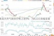 美国天然气期货价格上涨5%：7月22日涨幅显著