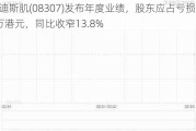 密迪斯肌(08307)发布年度业绩，股东应占亏损304.8万港元，同比收窄13.8%