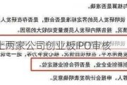 深交所终止两家公司创业板IPO审核