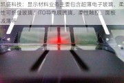 凯盛科技：显示材料业务主要包含超薄电子玻璃、柔性可折叠玻璃、ITO导电膜玻璃、柔性触控、面板减薄等