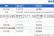 新秀丽10月3日耗资约2571.58万港元回购128.82万股