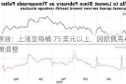 WTI 原油：上涨至每桶 75 美元以上，因欧佩克+供应政策调整