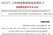 卓郎智能2024年上半年预计亏损4000万-8000万 公司持续推进降低运营成本