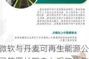 微软与丹麦可再生能源公司签署长期电力***购协议，支持2030年实现碳负排放