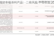 广银理财幸福添利产品：二级风险 中低收益 2025年到期