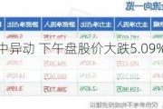 高平电子盘中异动 下午盘股价大跌5.09%报0.968美元