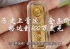 史上首次！金条价格达到100万美元 黄金板块普涨