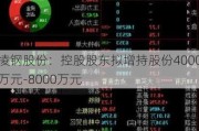 凌钢股份：控股股东拟增持股份4000万元-8000万元